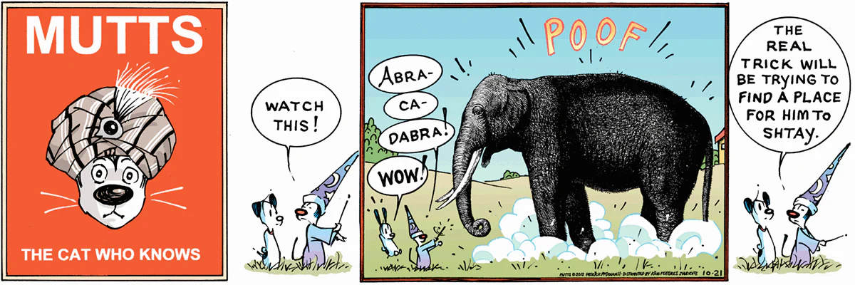October 21 2012, Sunday Comic Strip
