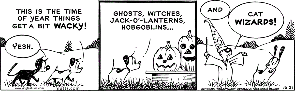 October 21 2019, Daily Comic Strip