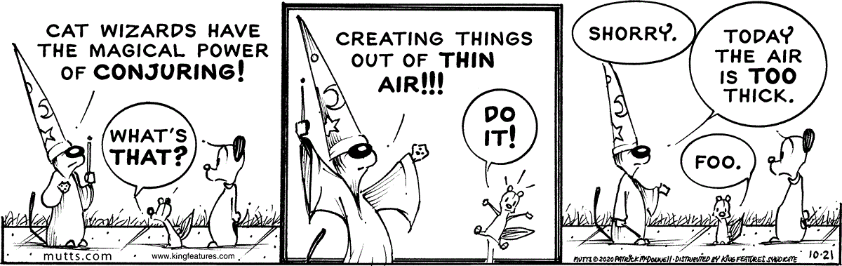 October 21 2020, Daily Comic Strip