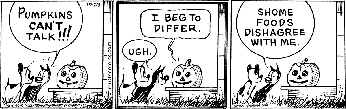 October 23 2012, Daily Comic Strip