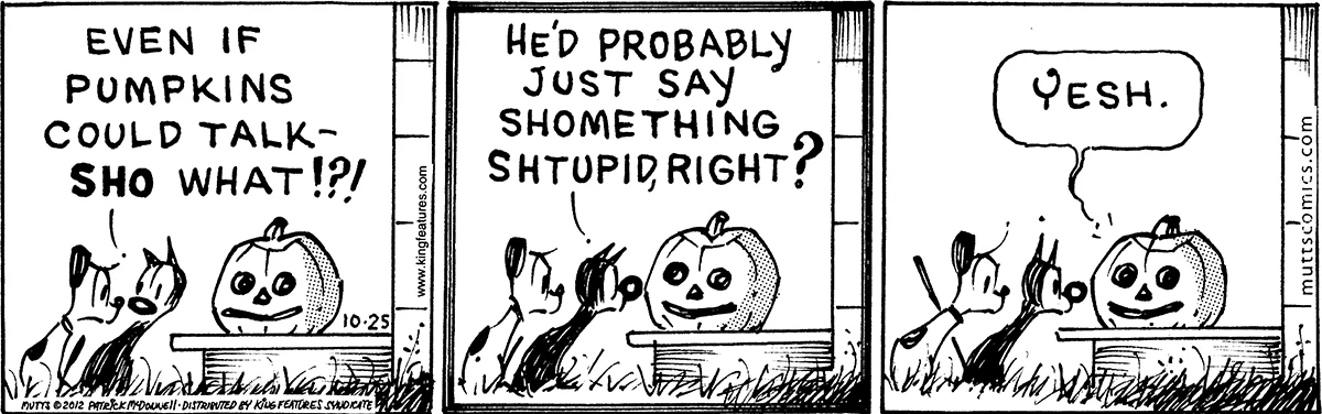 October 25 2012, Daily Comic Strip