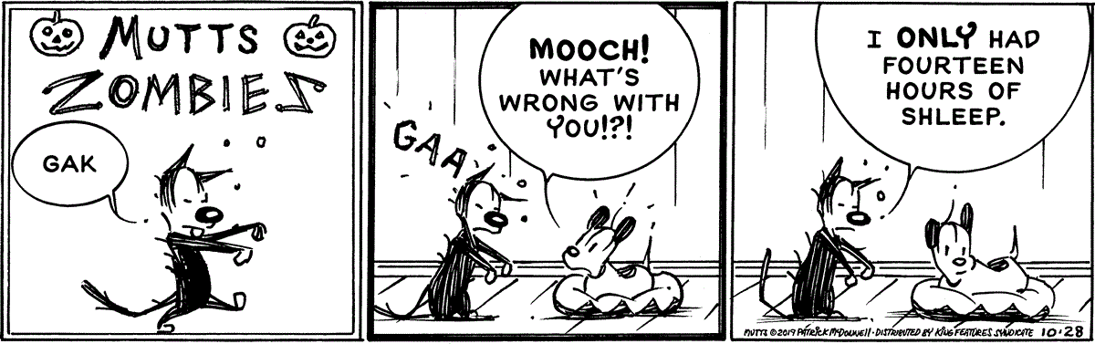 October 28 2019, Daily Comic Strip