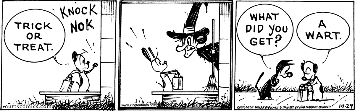 October 29 2012, Daily Comic Strip