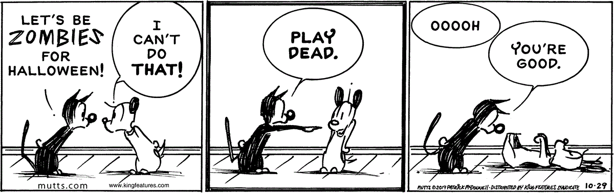October 29 2019, Daily Comic Strip