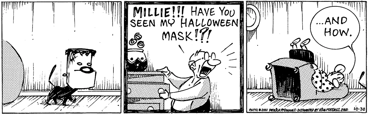 October 30 2001, Daily Comic Strip