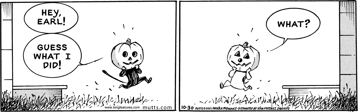 October 30 2021, Daily Comic Strip