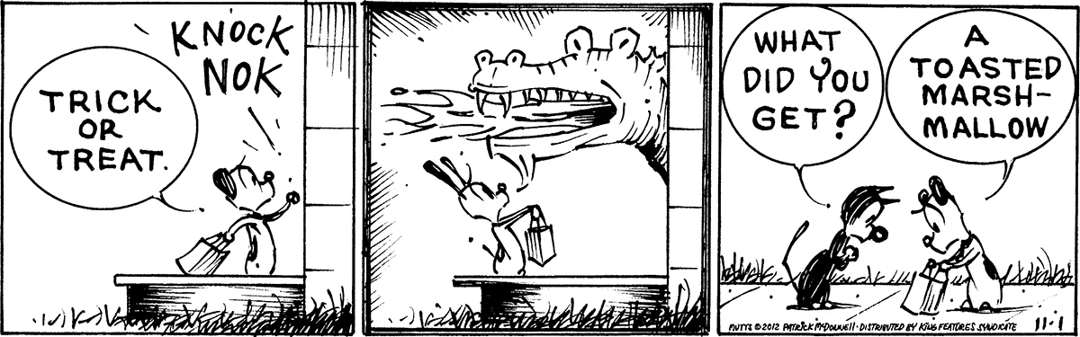 November 1 2012, Daily Comic Strip