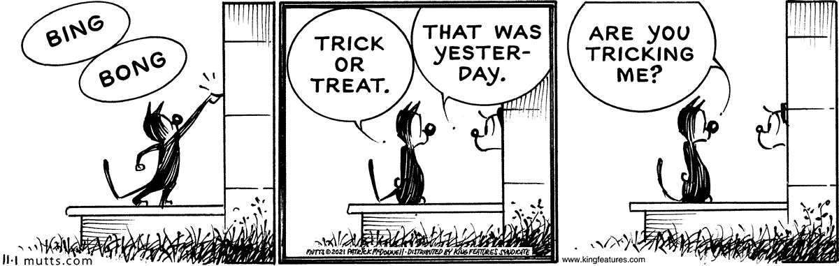 November 1 2021, Daily Comic Strip