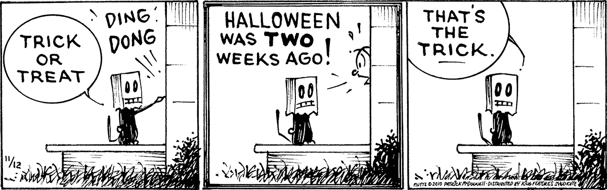 November 12 2010, Daily Comic Strip