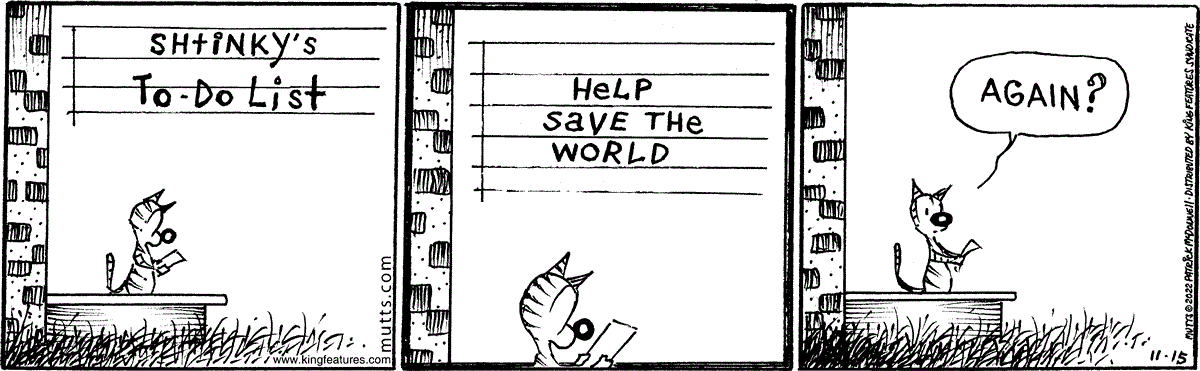 November 15 2022, Daily Comic Strip