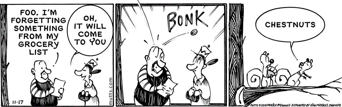 November 17 2018, Daily Comic Strip