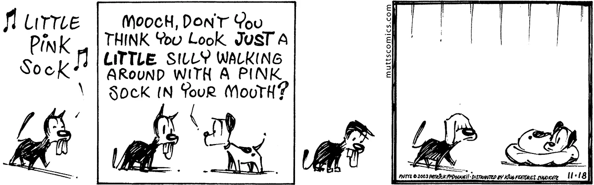 November 18 2003, Daily Comic Strip