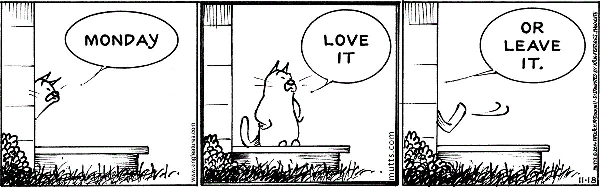 November 18 2019, Daily Comic Strip