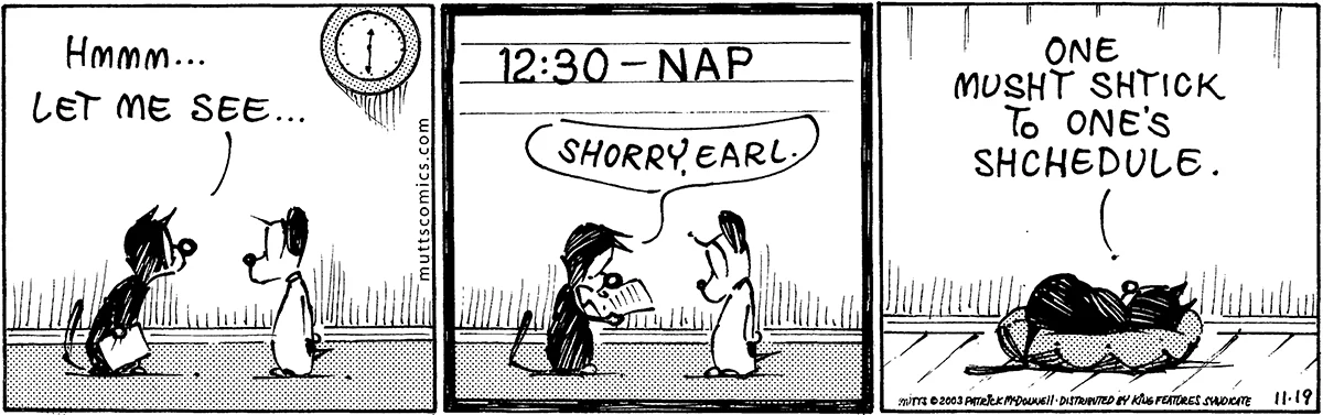 November 19 2003, Daily Comic Strip