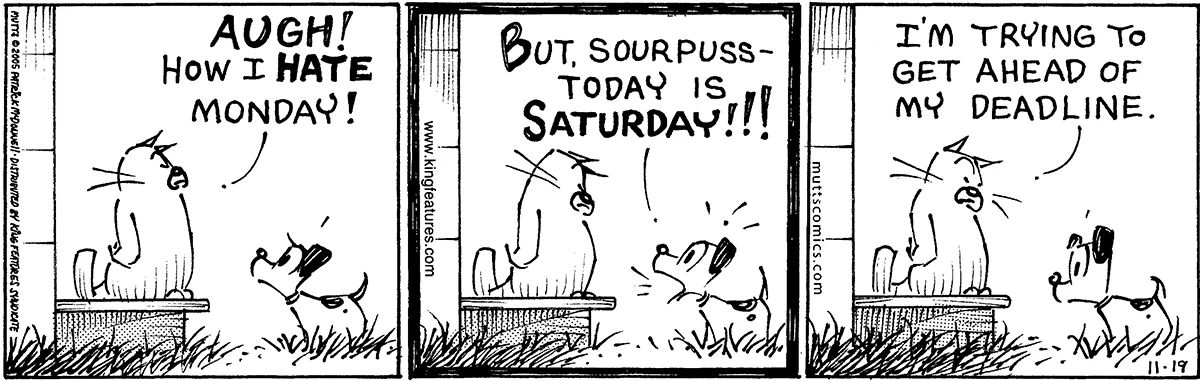 November 19 2005, Daily Comic Strip