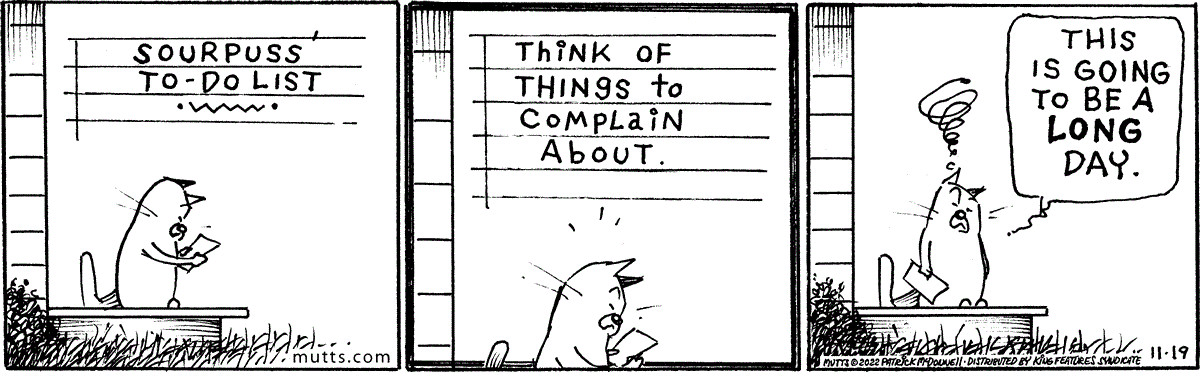 November 19 2022, Daily Comic Strip