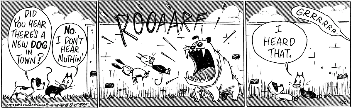 November 27 1995, Daily Comic Strip