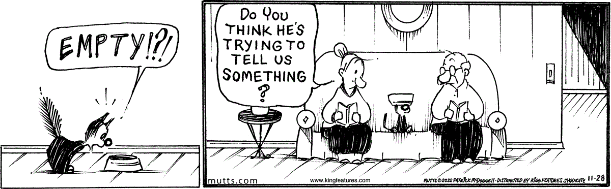 November 28 2022, Daily Comic Strip