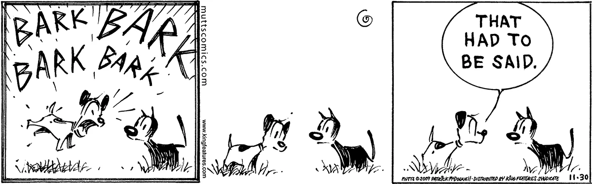 November 30 2009, Daily Comic Strip