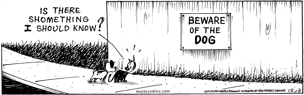 December 3 2004, Daily Comic Strip