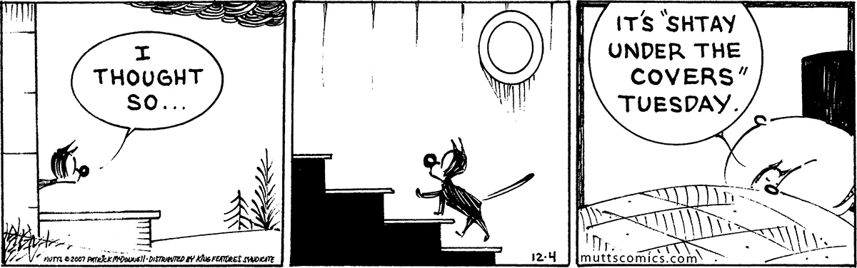 December 4 2007, Daily Comic Strip