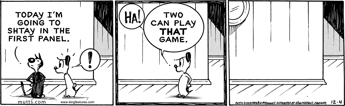 December 4 2018, Daily Comic Strip