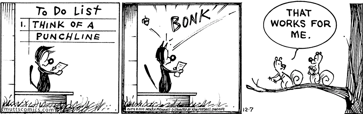 December 7 2010, Daily Comic Strip