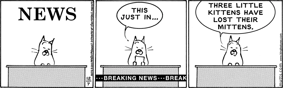 December 7 2015, Daily Comic Strip