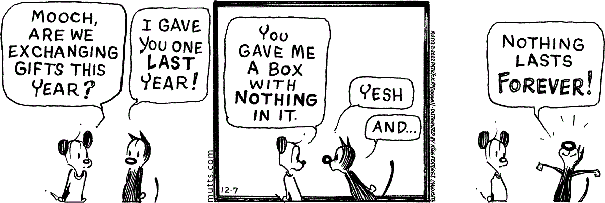 December 7 2022, Daily Comic Strip