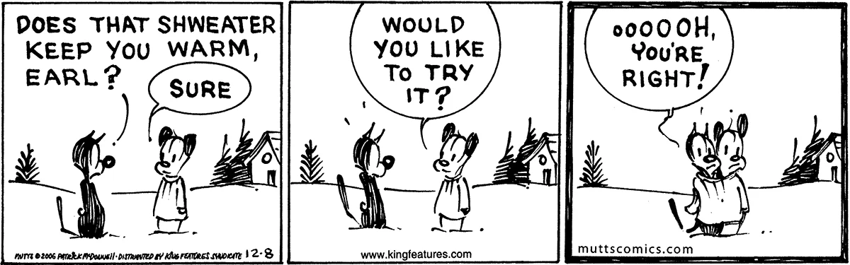 December 8 2006, Daily Comic Strip