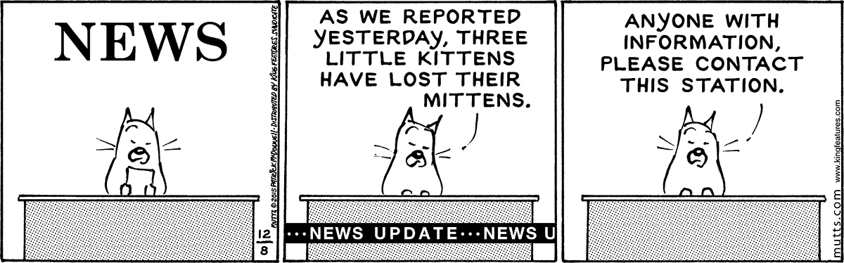 December 8 2015, Daily Comic Strip