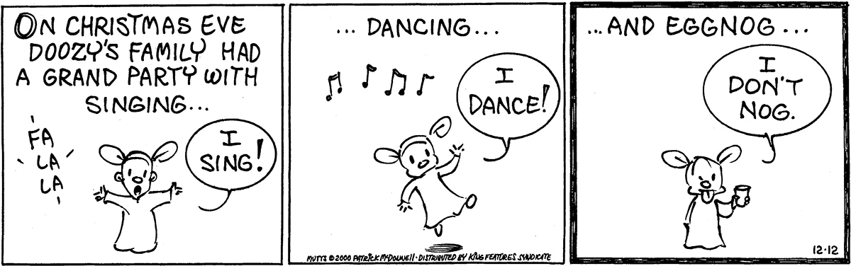 December 12 2000, Daily Comic Strip