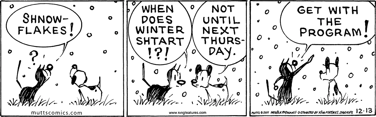 December 13 2011, Daily Comic Strip