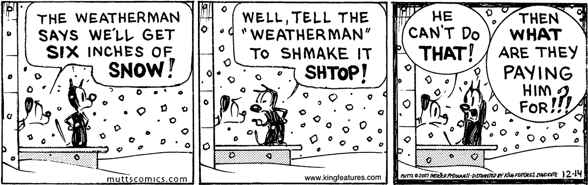 December 14 2007, Daily Comic Strip