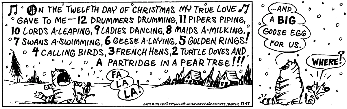 December 17 1998, Daily Comic Strip
