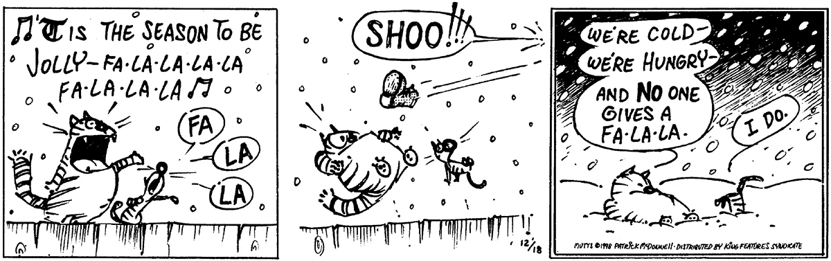 December 18 1998, Daily Comic Strip