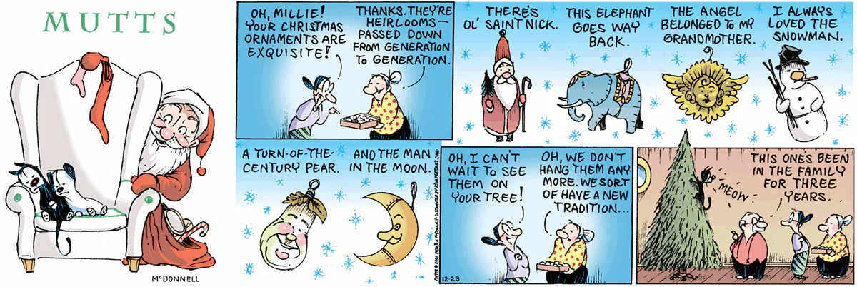 December 23 2001, Sunday Comic Strip