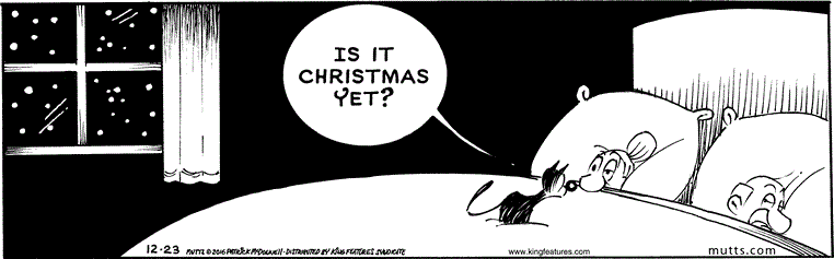 December 23 2016, Daily Comic Strip