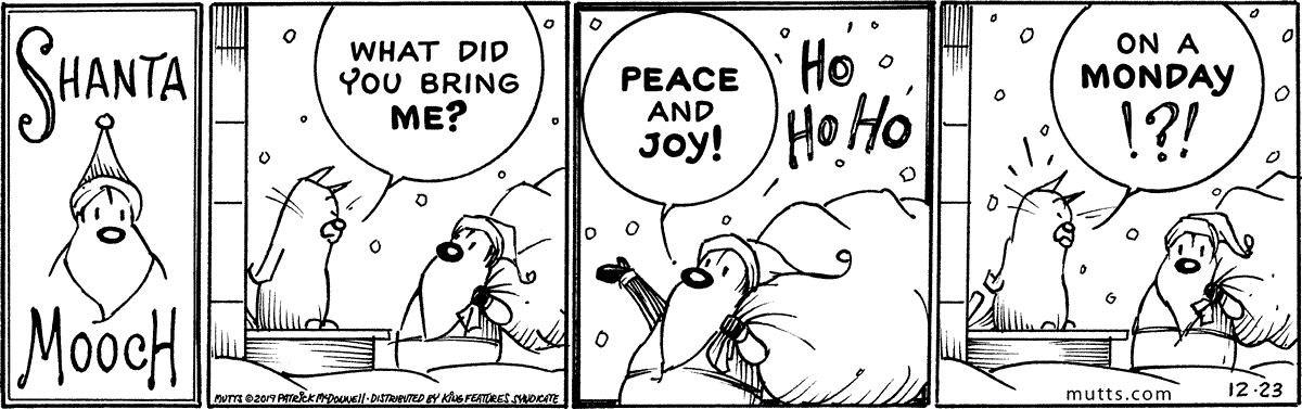 December 23 2019, Daily Comic Strip
