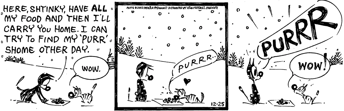 December 25 2003, Daily Comic Strip