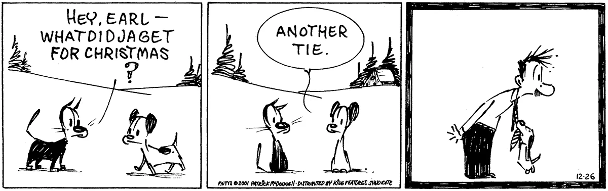 December 26 2001, Daily Comic Strip