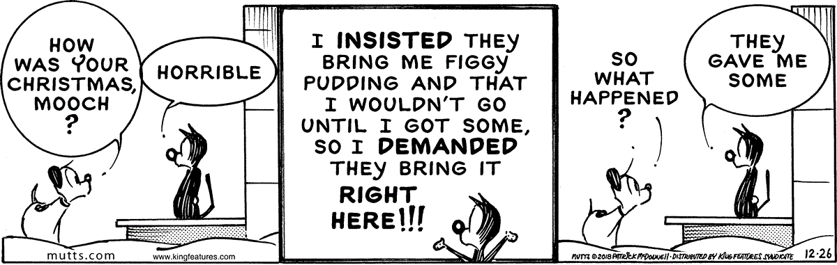 December 26 2018, Daily Comic Strip