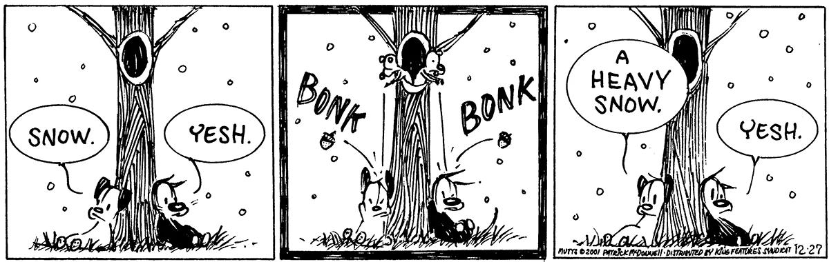 December 27 2001, Daily Comic Strip