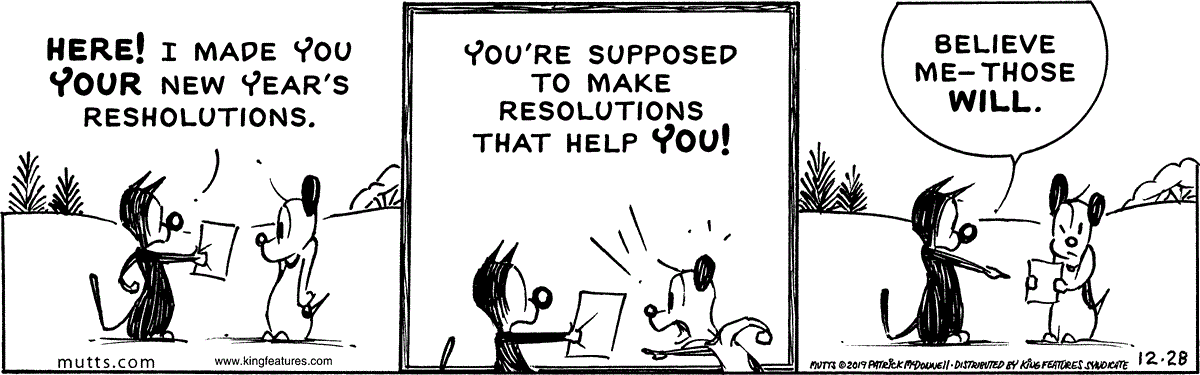 December 28 2019, Daily Comic Strip