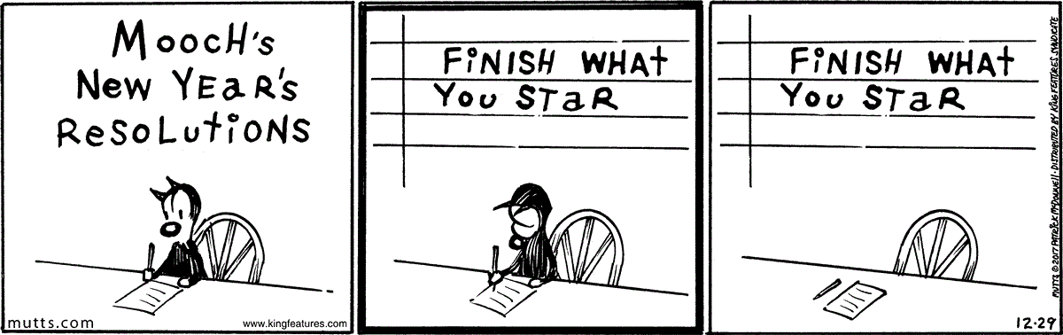 December 29 2017, Daily Comic Strip