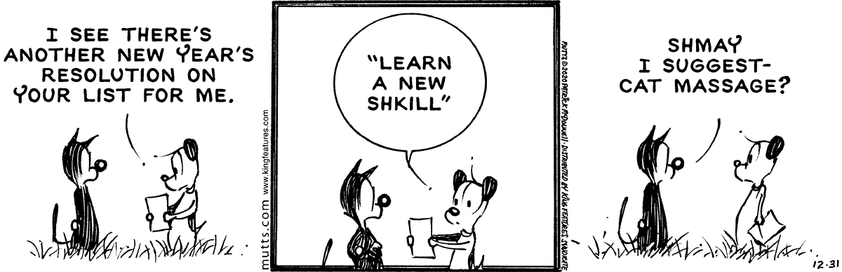 December 31 2020, Daily Comic Strip