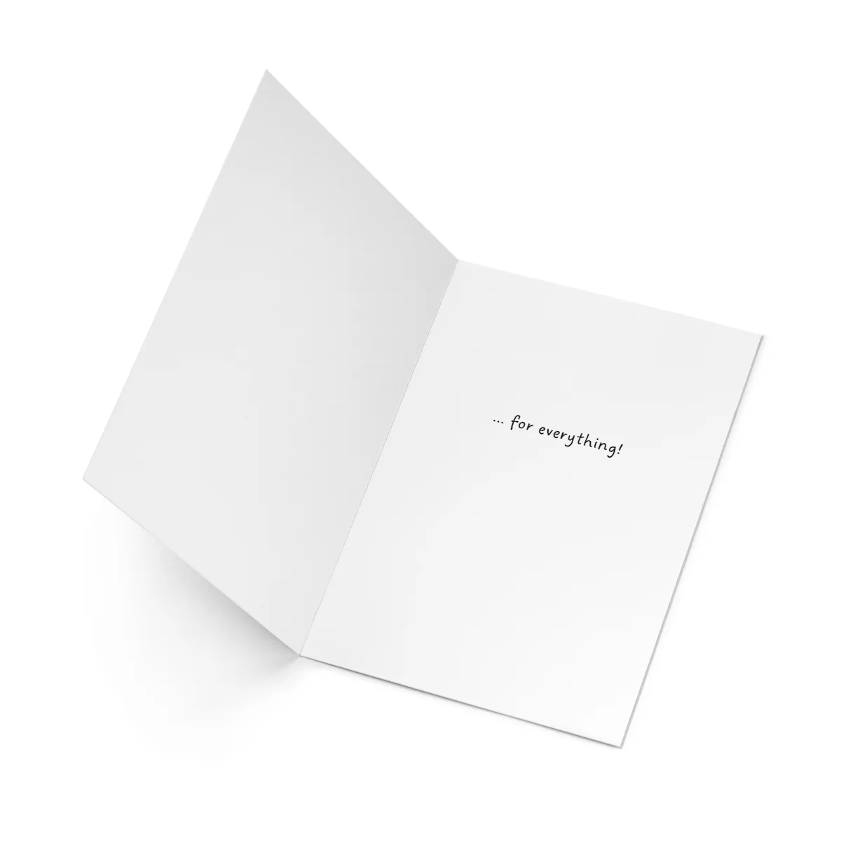'Thanks for Everything' Thank You Card - Image 4