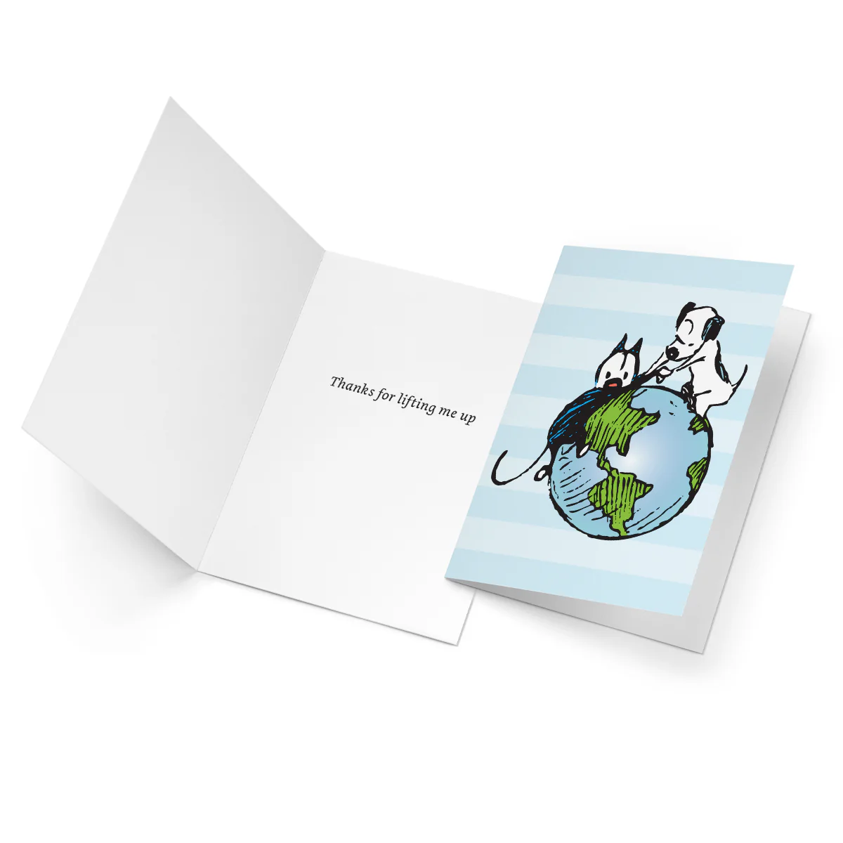 'Thanks for Lifting Me Up' Greeting Card - Image 3