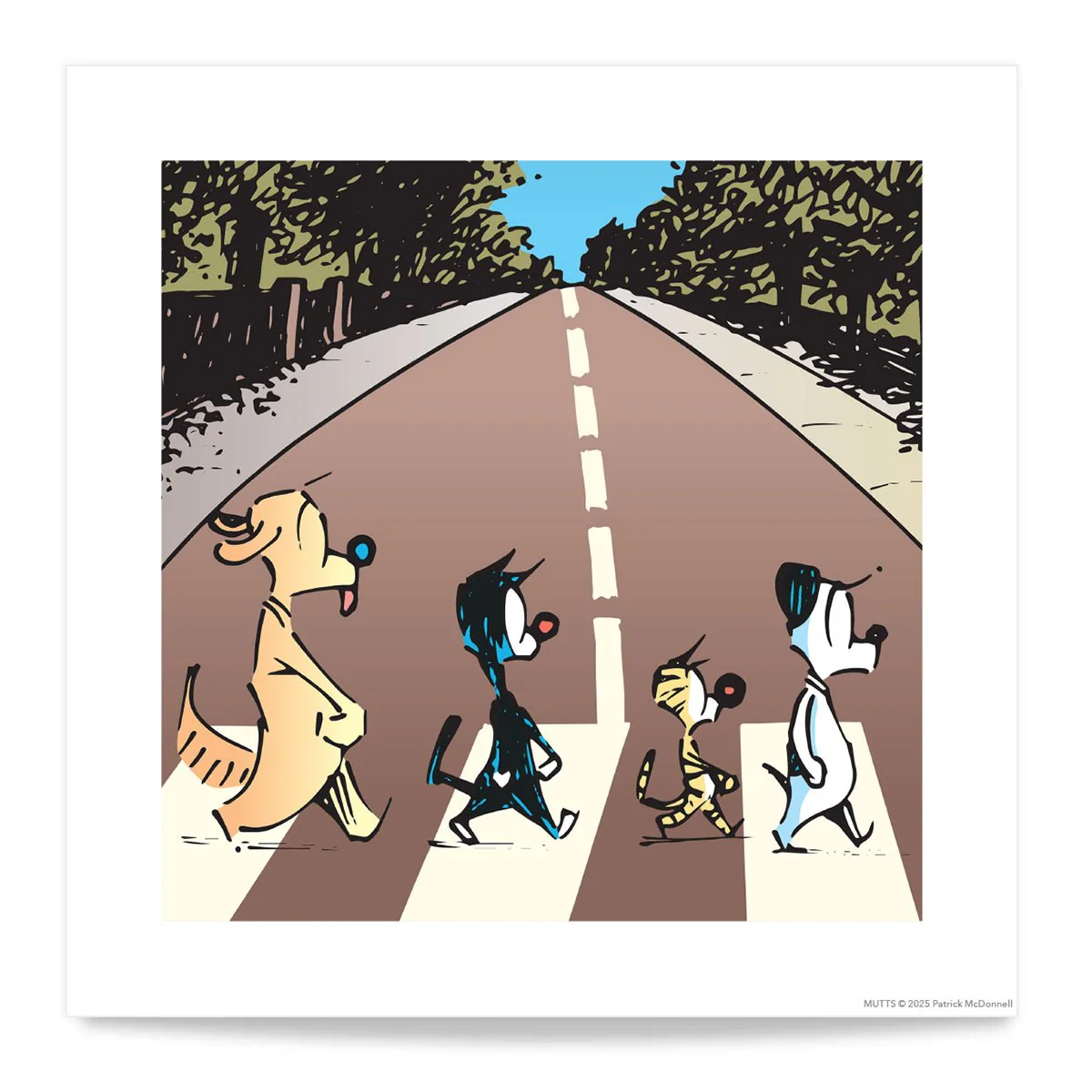 'The Beagles: Tabby Road' Standard Art Print