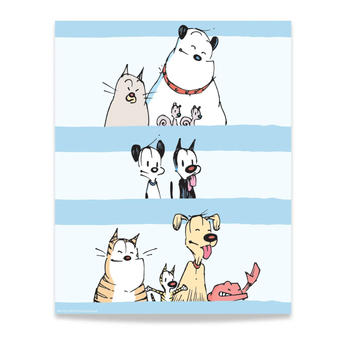 'The MUTTS Crew' Standard Art Print